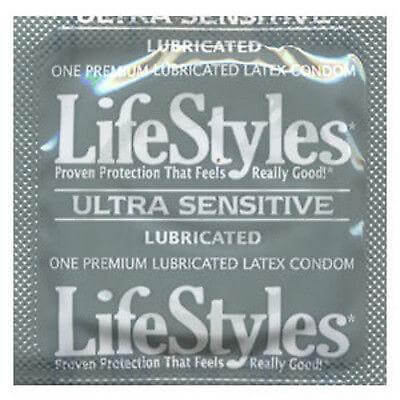 Lifestyles Condom Ultra Sensitive Lubricated 3 Pack