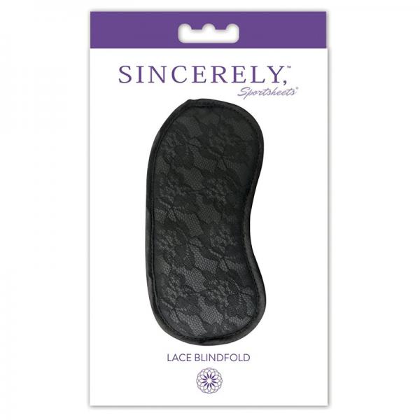 Sincerely Lace Blindfold Black O/S