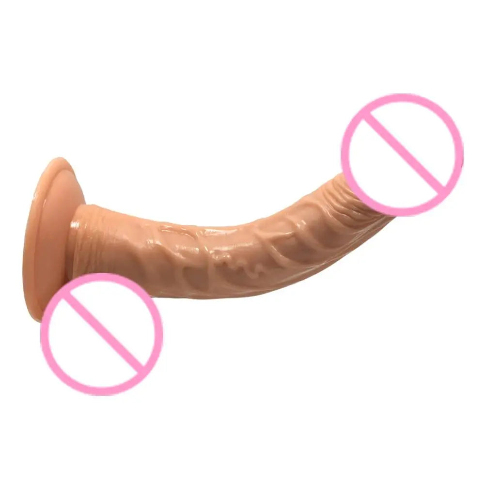 Adult Women Curved Thick Long Dildo Masturbation G-spot Artificial Penis Sex Toys new Safe material odorless soft and safe to us