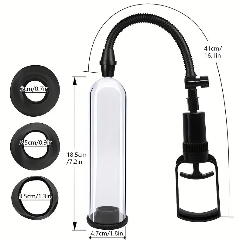 Vacuum Penis Pump, Manual Penis Enlarger Sex Toys, Increase Size Masturbation Cock Extender Sex Toys, Adults Sex Supplies For Me