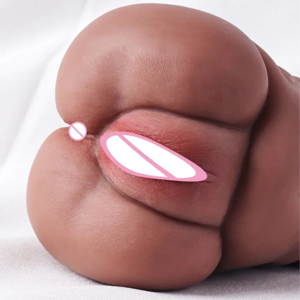 Realistic Vagina 18+ 3D Silicone Pussy For Man Male Masturbation For Man Realistic Rubber Vagina Anus Adults Sexy Toys For Men