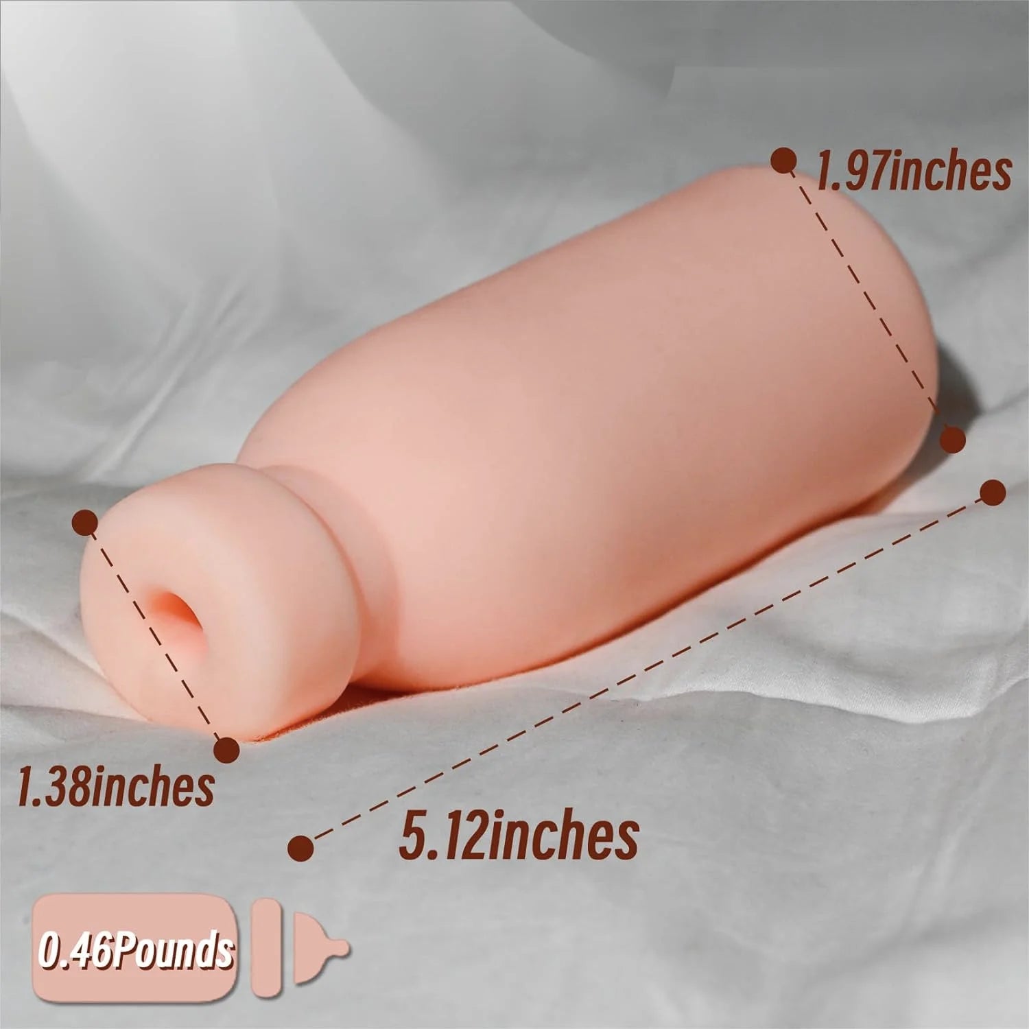 Male Masturbator Cup Adult Sex Toys for Man Sex Pleasure, Close-Ended Realistic Textured Stroker Pocket Pussy for Masturbation