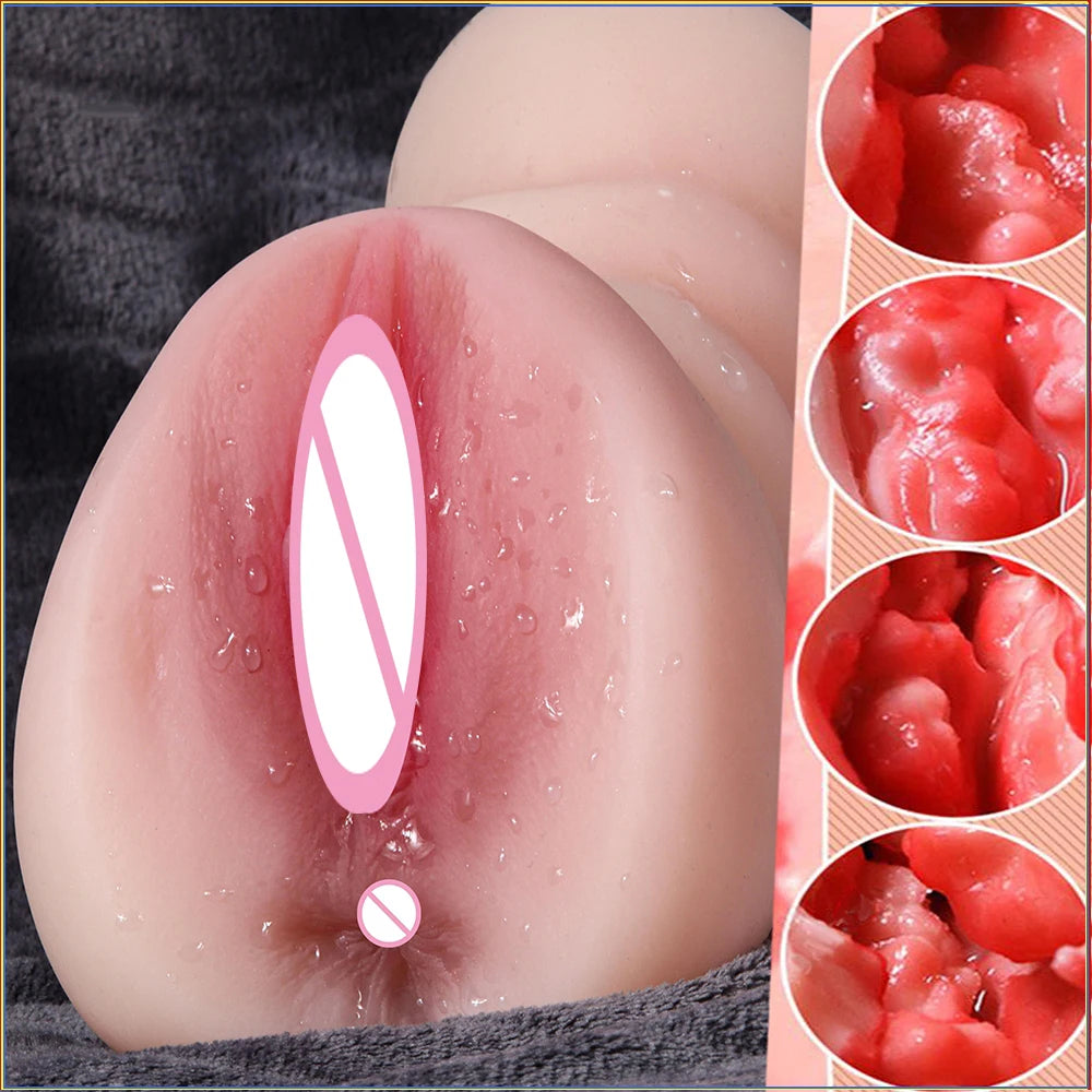 Sexi toy for Men Realistic Adult Product Male Masturbators Cup Artificial Vagina 3D Pocket Pussy Real Vagina Sextoys Silicone