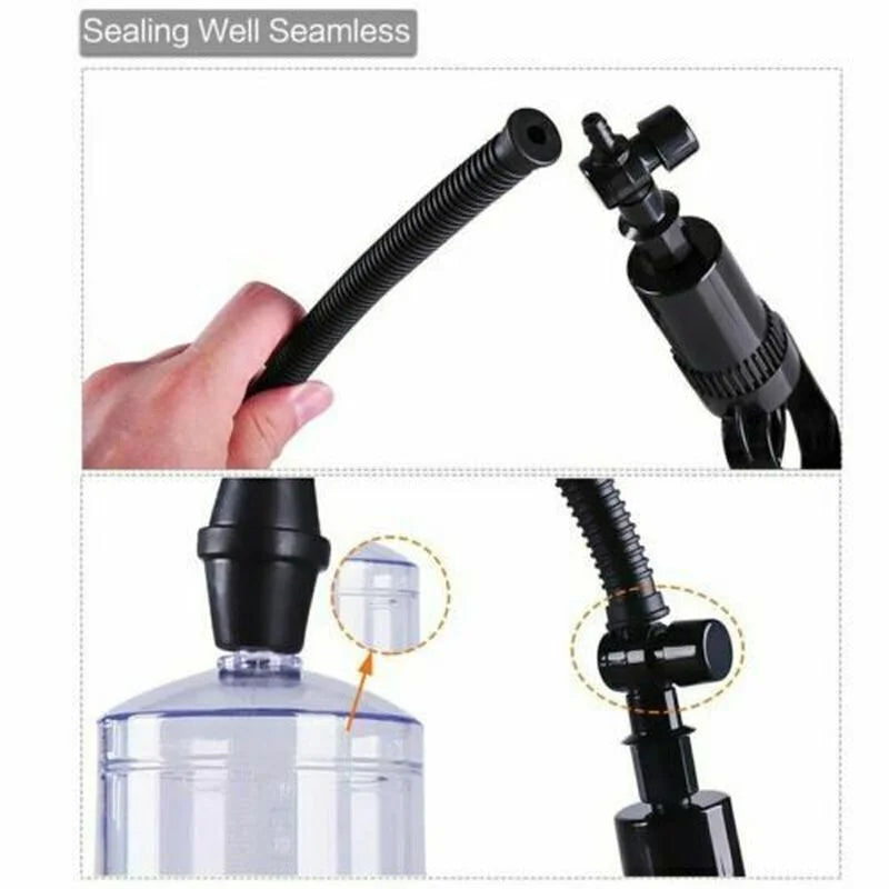 Male Manual Penis Extender Vacuum Pump Penis Increase Enhancer Massager Growth Trainer Sleeve Sex Accessories for Men BDSM